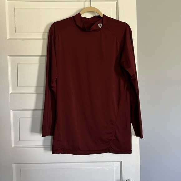 Tesla Compression Mock Neck Shirt - Picture 1 of 4